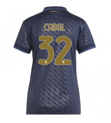 Juventus Juan Cabal #32 Tercera Equipación Mujer 2024-25 Manga Corta